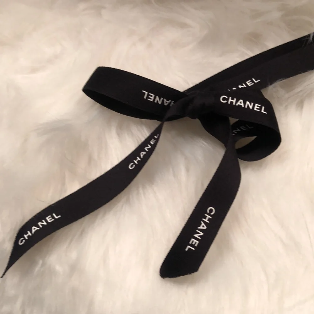 CHANEL Authentic Empty Gift Box Tissue and Ribbon